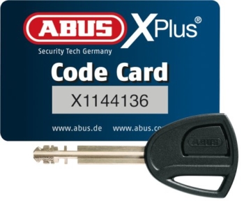 ABUS Faltschloss 6500/85 Bordo Granit X-Plus, Black, 85 cm, 55160 - 