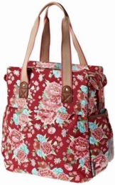 Basil Fahrradschultertasche Bloom-Shopper, Scarlet Red, 34 x 15 x 36 cm, 20 Liter, 17517 -