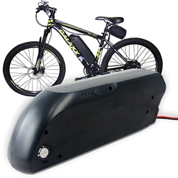 E-Bike Akku, 48 V 10 ah-17ah Lithium Li-Ion Akku mit USB Ladebuchse (unten Entlastung) [Sanyo Samsung Panasonic Zellen], 48V 17Ah Sanyo Cells, 48V 10Ah [Chinese Cell] -