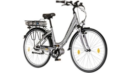 FISCHER FAHRRAEDER E-Bike City Damen Ecoline, 28 Zoll, 7 Gang, Mittelmotor, 317 Wh 71,12 cm (28 Zoll) -