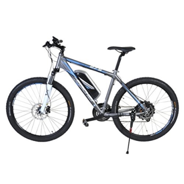 Fischer Herren E-bike MTB Proline Evo - Shimano 24 Gang Deore, Matt Grau, 27.5, 19029 - 