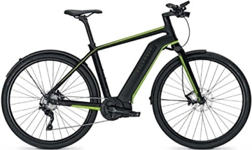 Kalkhoff Integrale 11 LTD Black Trekking eBike 2016 (Schwarz/Grün, 28" Herren Diamant 55cm) -