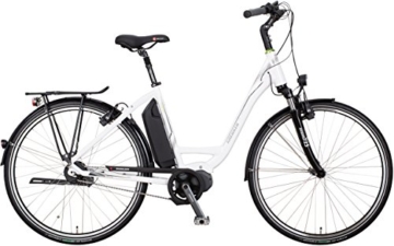 Kreidler Vitality Eco 4 Di2 FL Elektro Fahrrad/City eBike 2016 (Weiss, 28" Wave 55cm) -