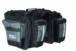 M-Wave Gepäcktasche 3-fach Traveller, schwarz/ grau, 62 l -