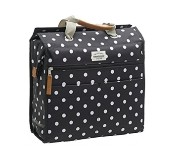 New Looxs Lilly polka black Einkaufstasch Fahrradtasche Shoppingtasche - 