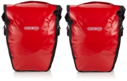 Ortlieb Unisex Gepäckträgertasche Back-Roller City Paar, rot-schwarz, 42 x 32 x 17 cm, 40 Liter, F5001 -
