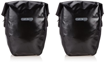 Ortlieb Unisex Gepäckträgertasche Back-Roller City Paar, schwarz, 42 x 32 x 17 cm, 40 Liter, F5002 -