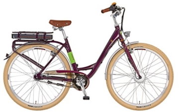 Prophete Damen Elektrofahrrad E-Bike 28 Zoll Navigator Flair, aubergine, 50, 52116-0111 -