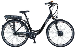 Prophete Damen Fahrrad E-Bike Alu-City 28 Zoll NAVIGATOR 6.01, glanzschwarz, M, 52126-0111 -