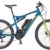 Prophete Herren Elektrofahrrad REX E-Bike Alu-Full Suspension MTB 650B 27.5 Zoll Bergsteiger 6.9, blau matt, 50, 51666-0111 -