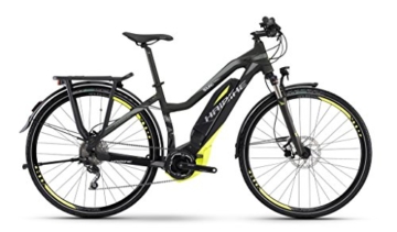 E-Bike Haibike SDURO Trekking SL 400Wh/36V/250W 10G 28' Damen in schwarz/lime/grau matt , Rahmenhöhen:52 cm -