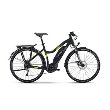 Haibike SDURO Trekking 4.0 Damen 400Wh Yamaha E-Bike Pedelec Fahrrad 2017, Farbe:Schwarz Matt;Rahmenhöhe:52 cm -