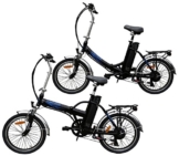 Ein Paar (2 Stk.) 20 Zoll SWEMO Alu Klapp E-Bike / Pedelec SW100 & SW200 Neu (Schwarz) - 1